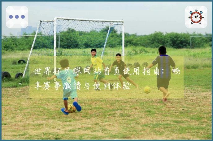 世界杯买球网站首页使用指南：畅享赛事激情与便利体验